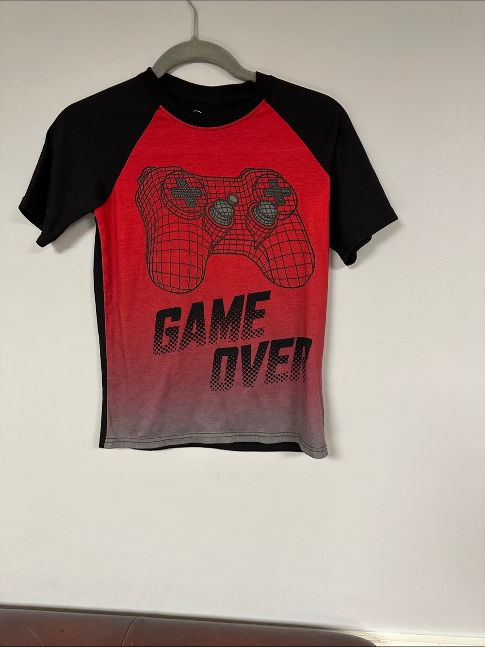 Wonder Nation Boy's Game Over Graphic tee shirt L 10-12